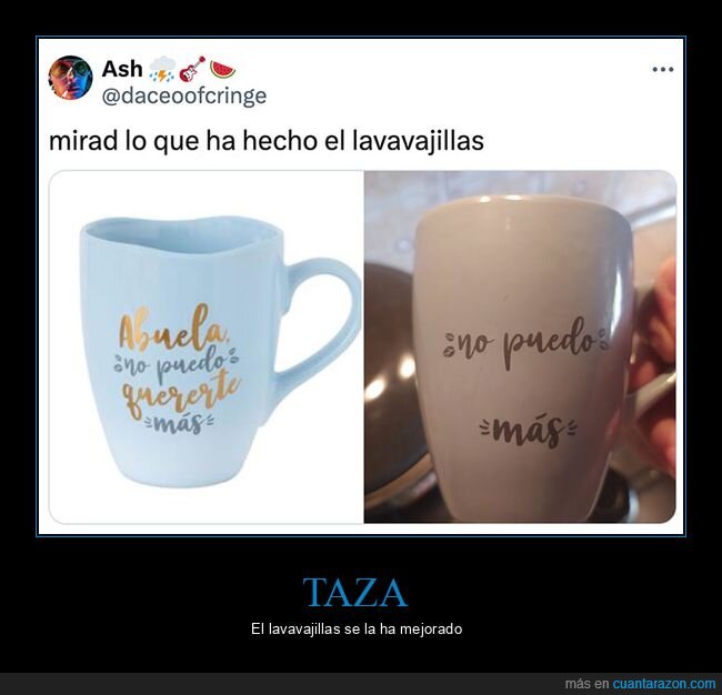 abuela,lavavajillas,taza