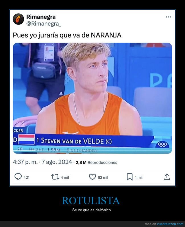 naranja,nombres,steven van de velde