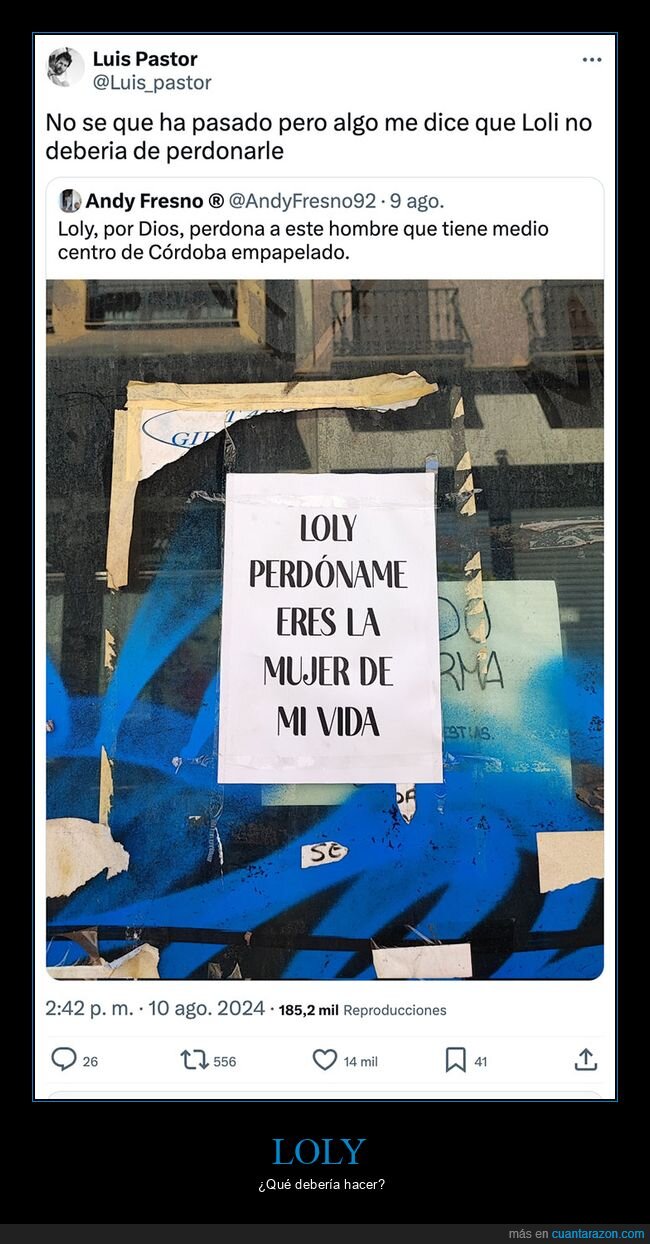 carteles,loly,perdonar