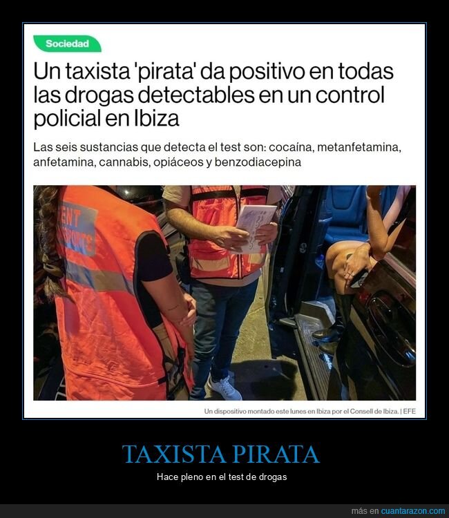 taxista,positivo,test de drogas,todas