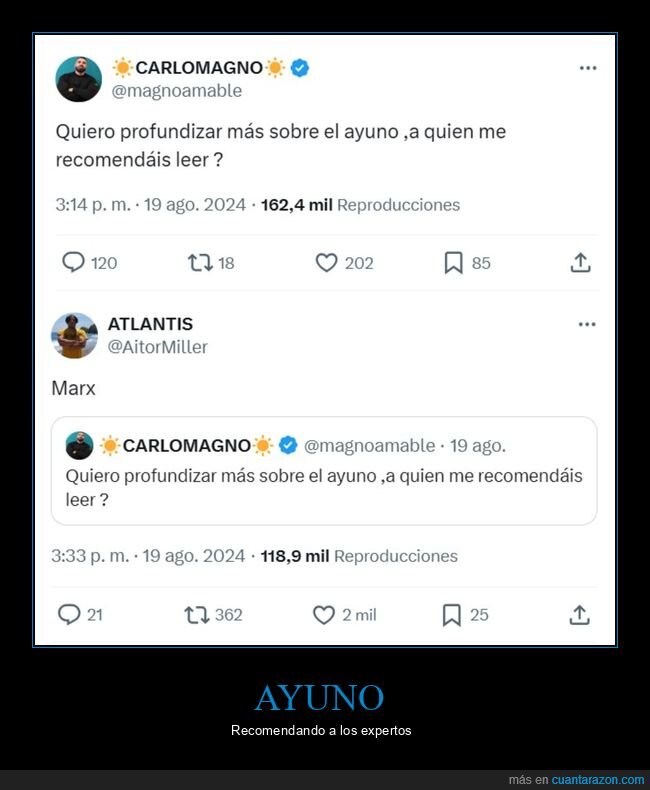 ayuno,leer,marx