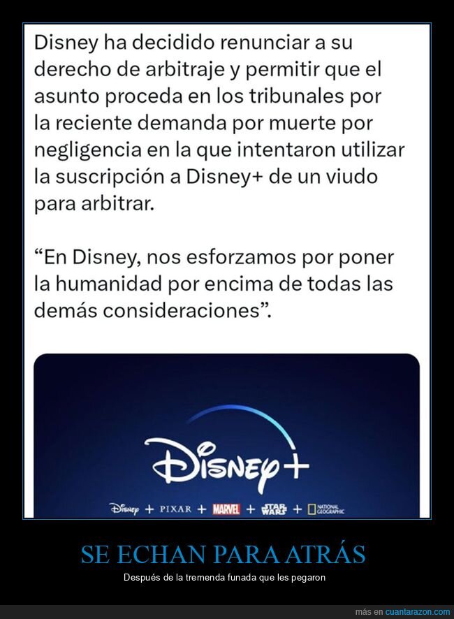 demanda,disney,muerte,renunciar