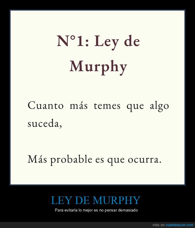 ley de murphy,temer,suceder