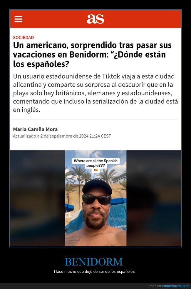 benidorm,españoles