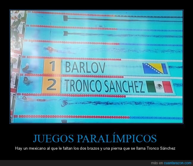 juegos paralímpicos,tronco sánchez