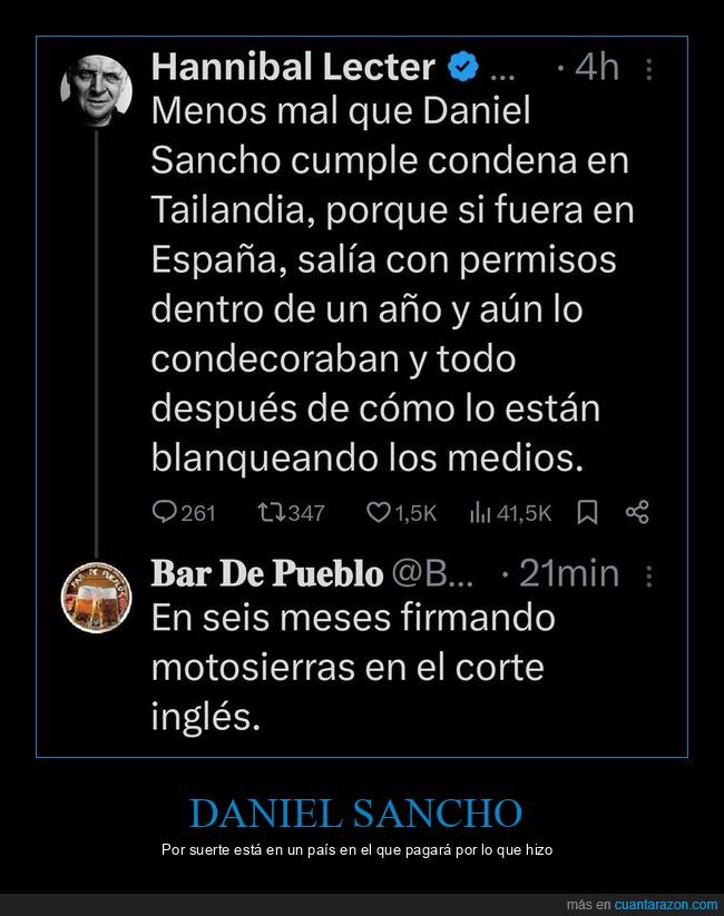 daniel sancho,condena,tailandia,españa