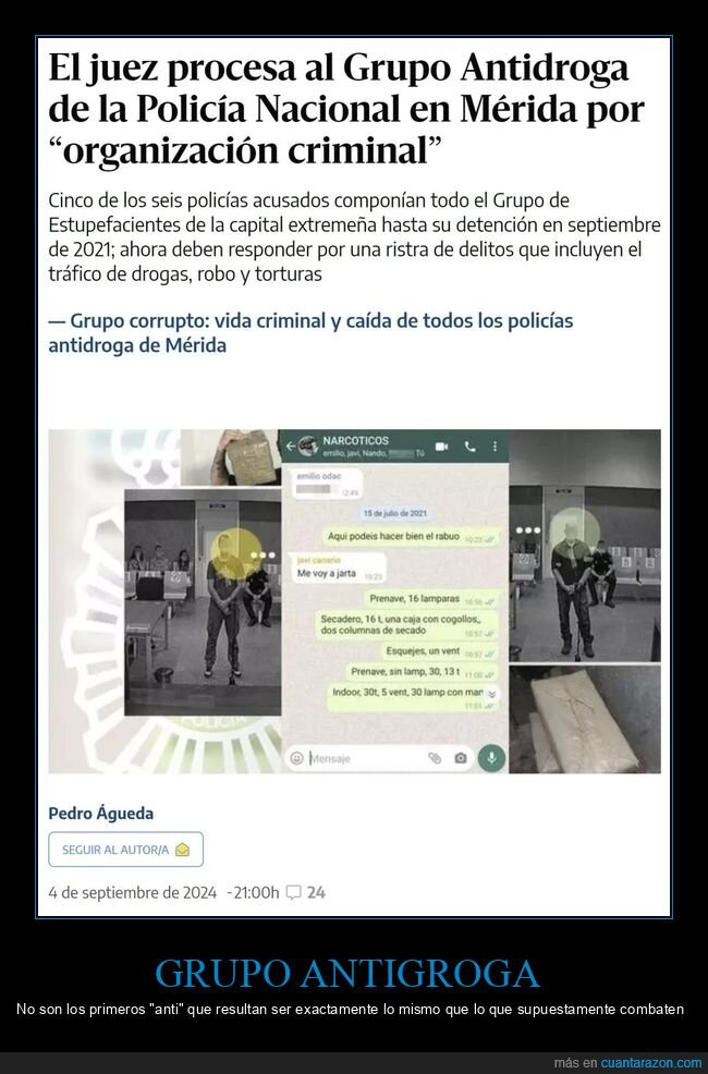 grupo antidroga,policía nacional,organización criminal