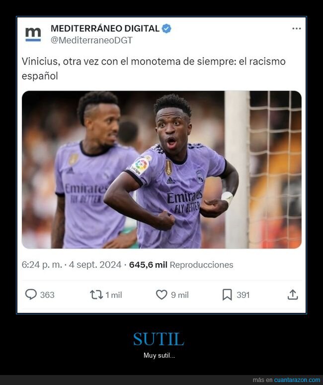 vinicius,monotema,racismo