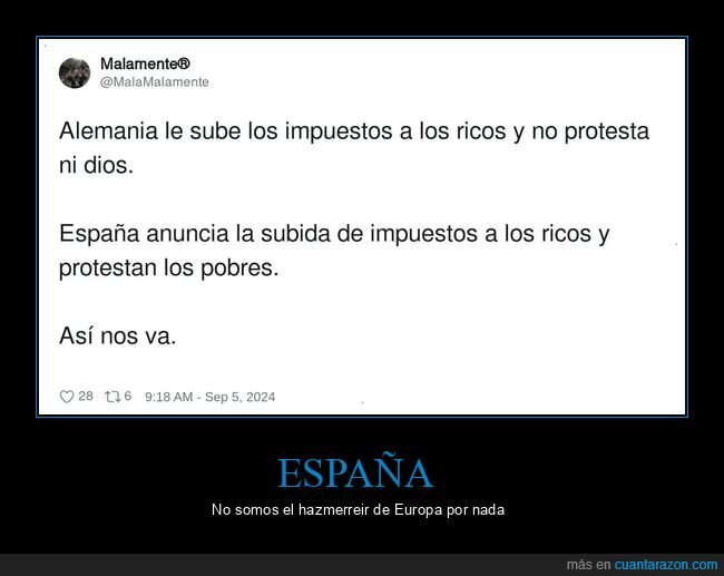 españa,impuestos,ricos,protestar,pobres