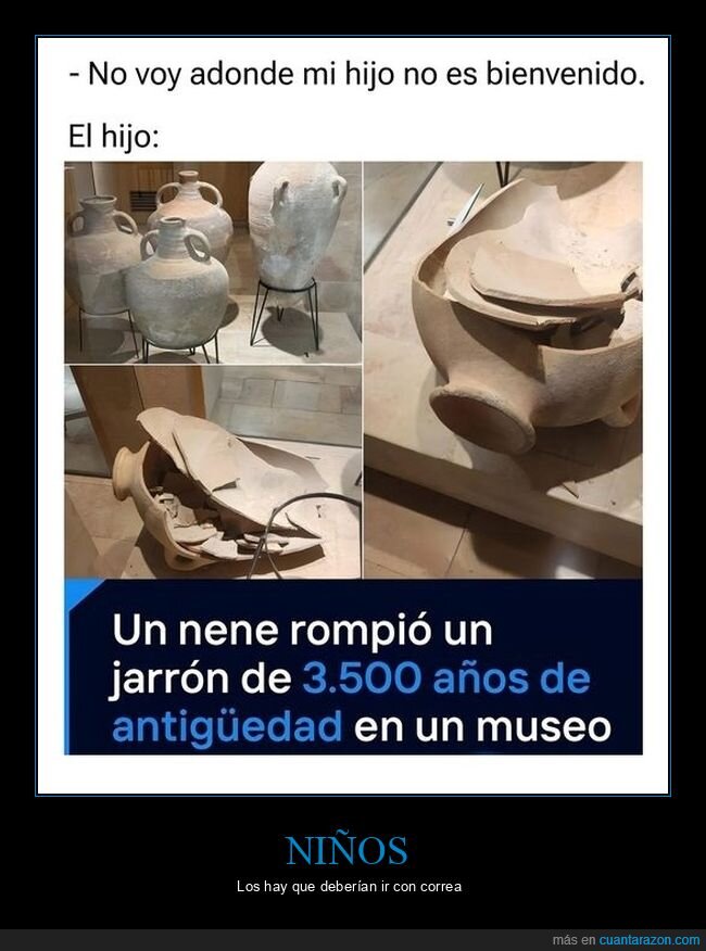 jarrón,museo,niño,romper