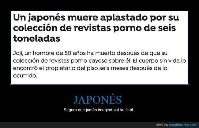 aplastado,japonés,muerte,revistas