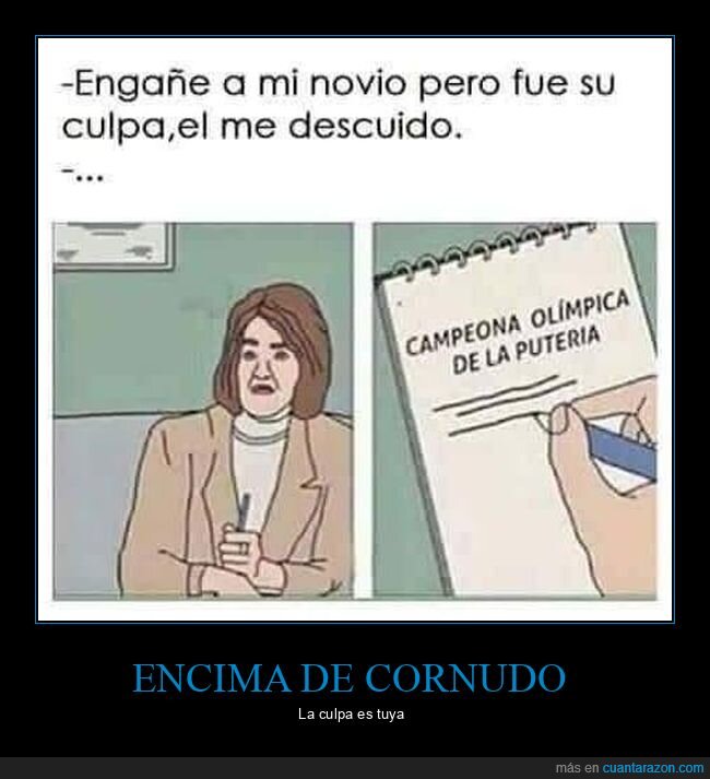 engañar,novio,culpa