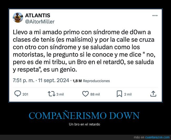 saludarse,síndrome de down