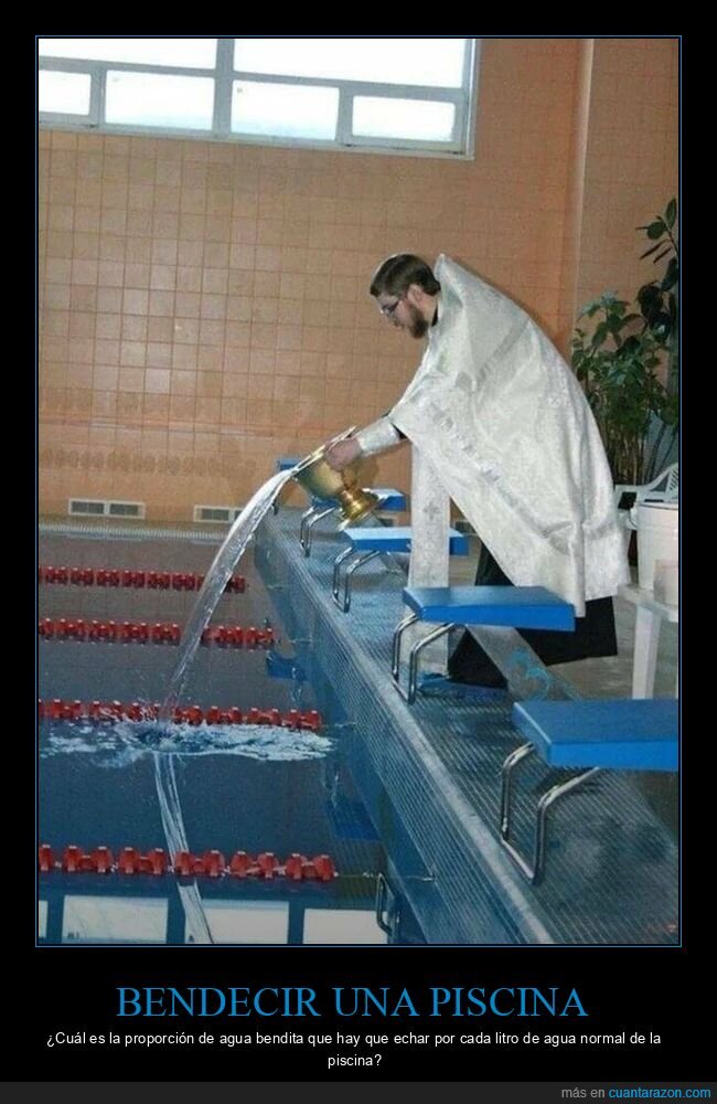 bendecir,piscina,sacerdote,agua bendita