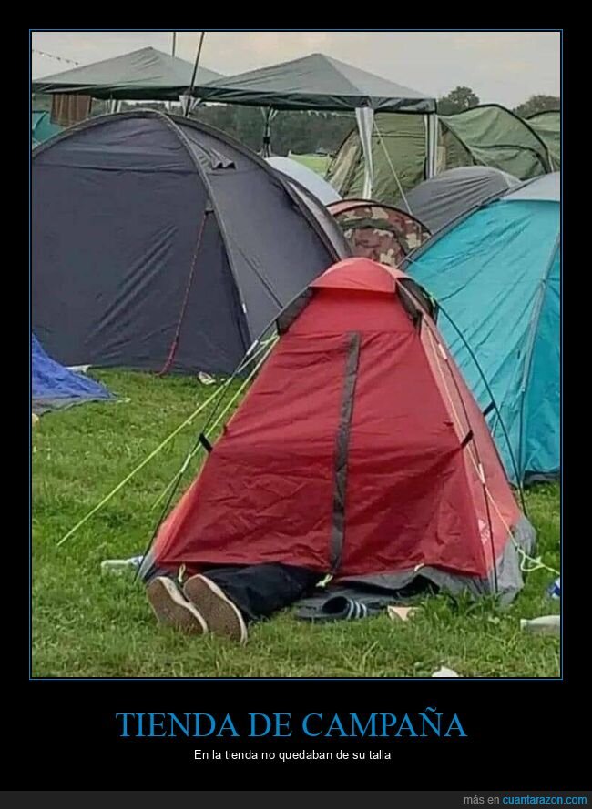 tienda de campaña,tamaño