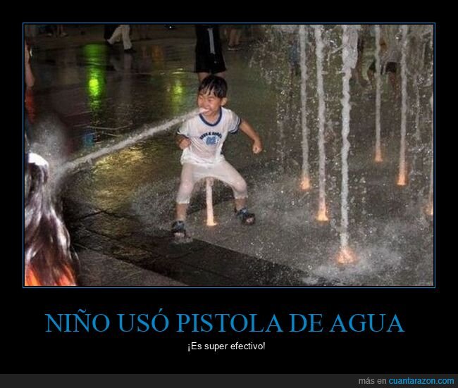 agua,chorro,niño