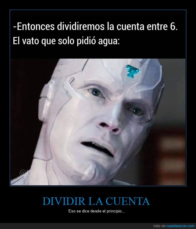 dividir,cuenta,agua