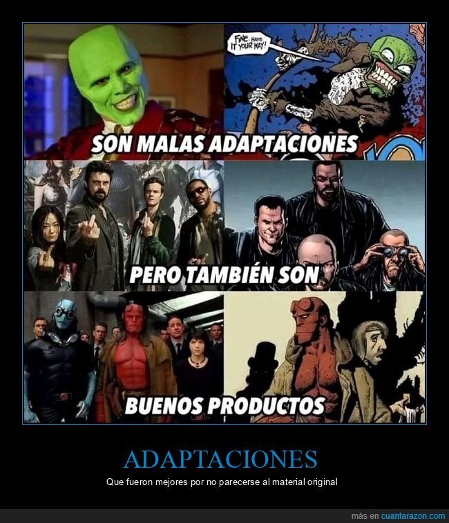 adaptaciones,cine,hellboy,la máscara,películas,the boys