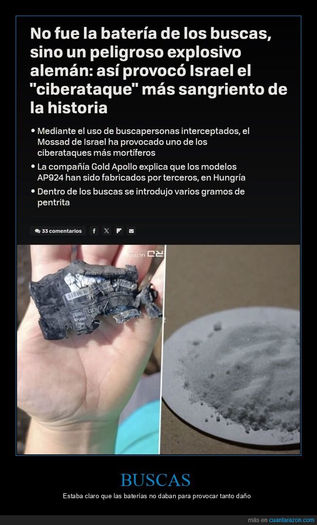 buscas,ciberataque,explosiones