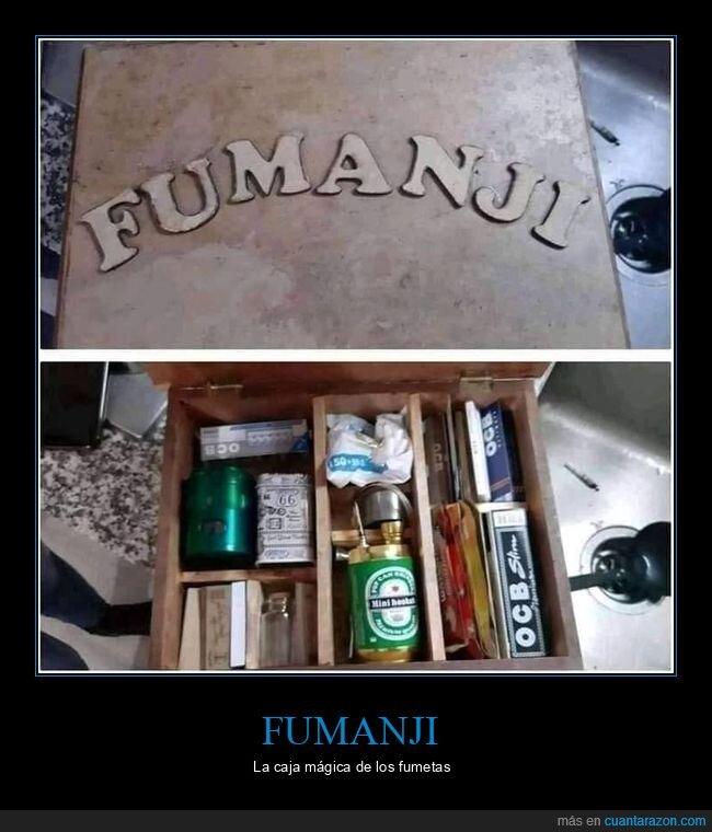 fumanji,jumanji,caja