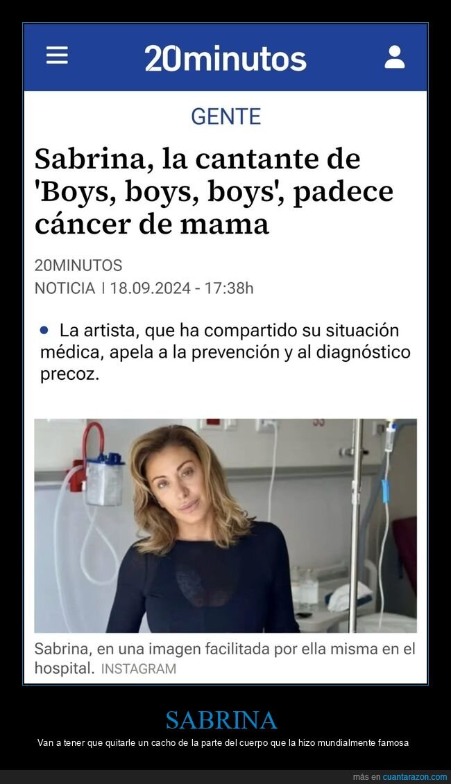 sabrina,cáncer