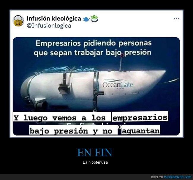 empresarios,presión,titán,titanic