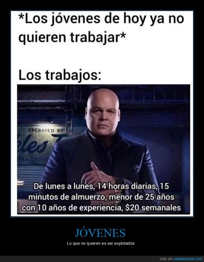 jóvenes,trabajr,condiciones