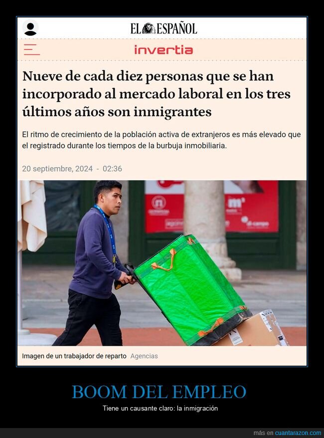 empleo,mercado laboral,inmigrantes
