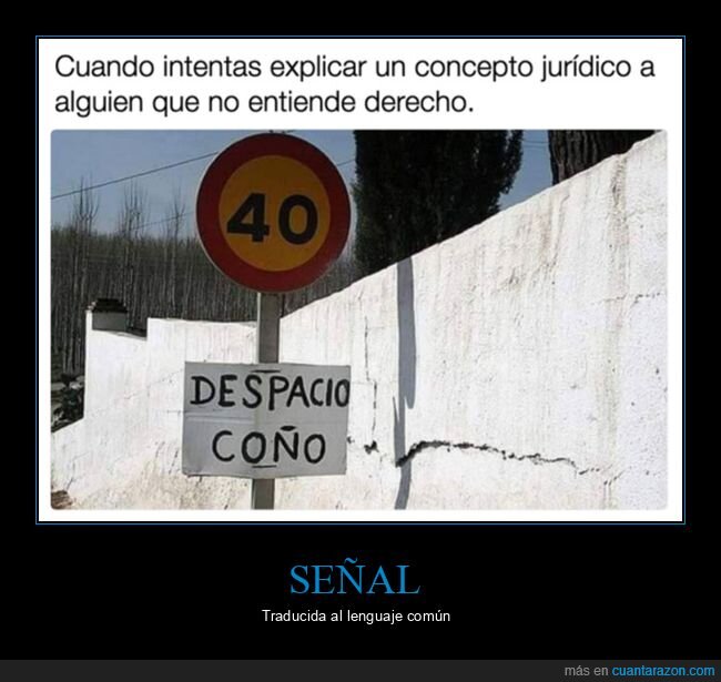 carteles,despacio,señal