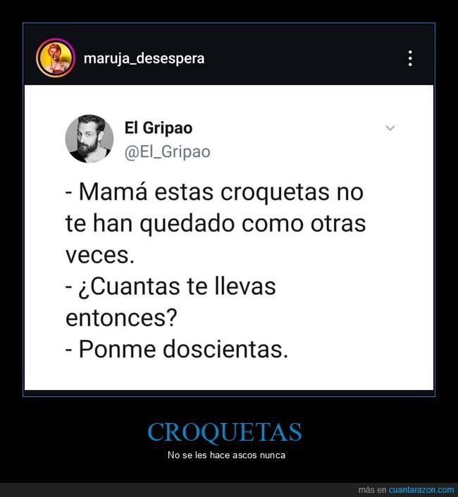 croquetas,madre,llevarse