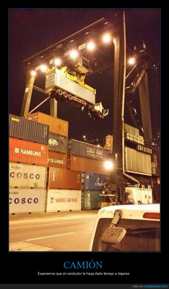 camión,contenedor,fails