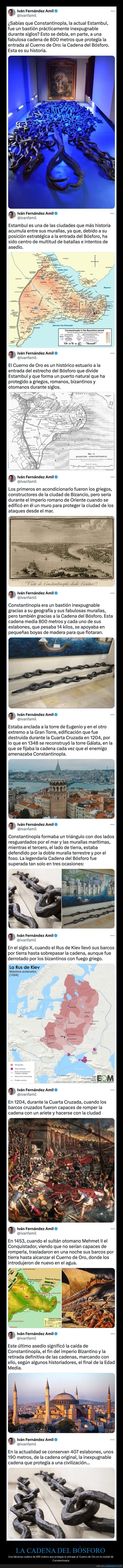 la cadena del bósforo,constantinopla