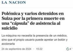 Enlace a La primera muerte en una cápsula de suicidio