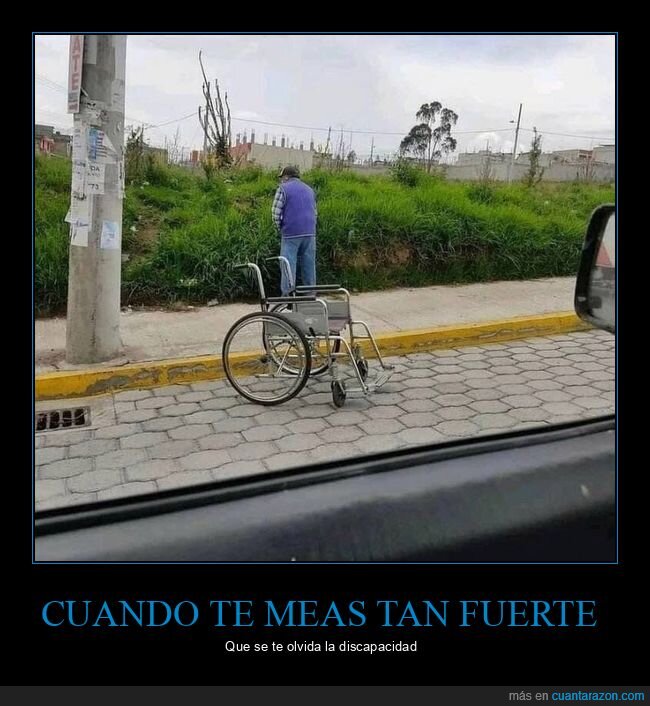meando,silla de ruedas,wtf
