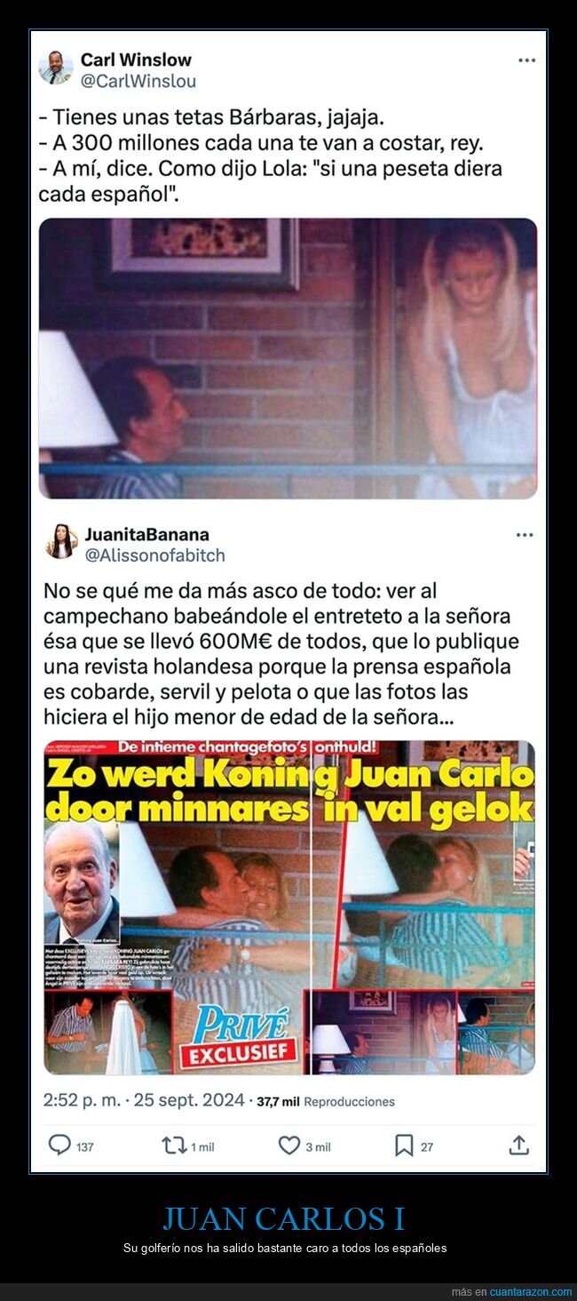 bárbara rey,dinero,juan carlos i