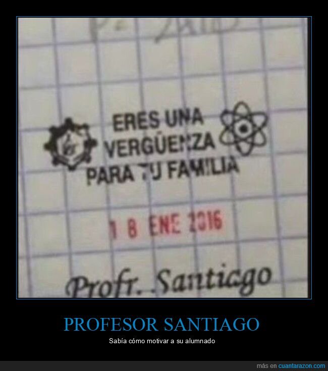 familia,profesor,vergüenza
