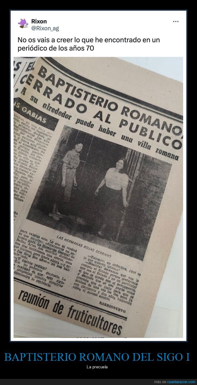 baptisterio,periódico,retro