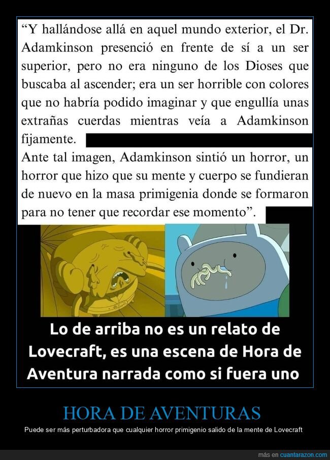 hora de aventuras,lovecraft