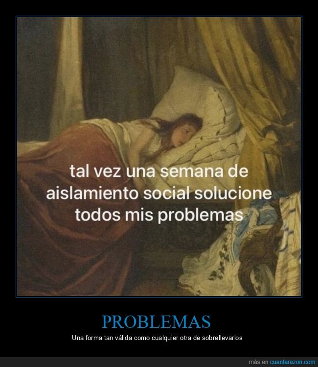 aislamiento social,problemas