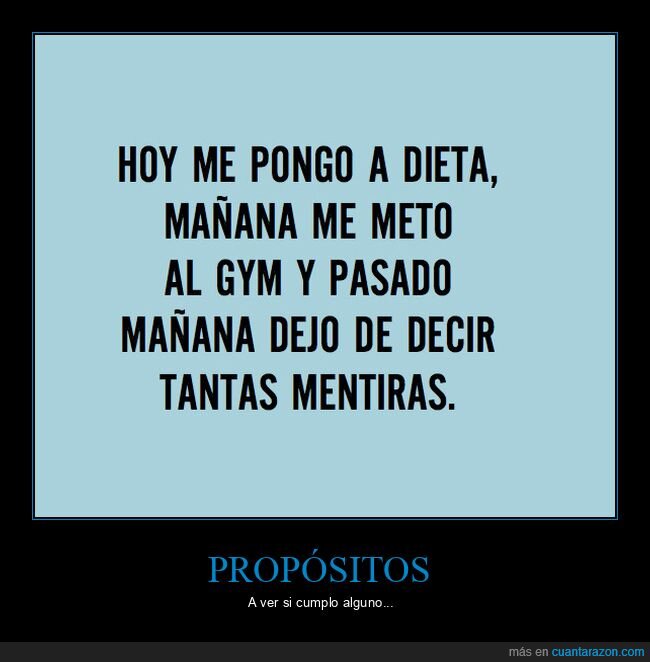 dieta,gimnasio,mentiras