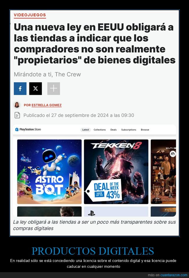 ley,tiendas,compradores,propietarios,bienes digitales