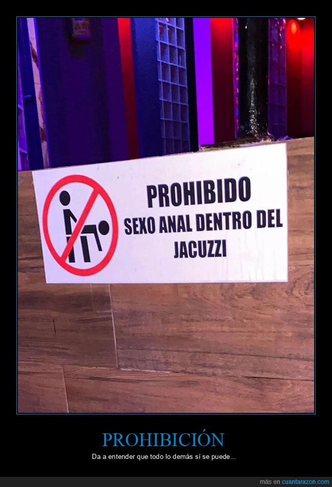 carteles,jacuzzi,prohibición