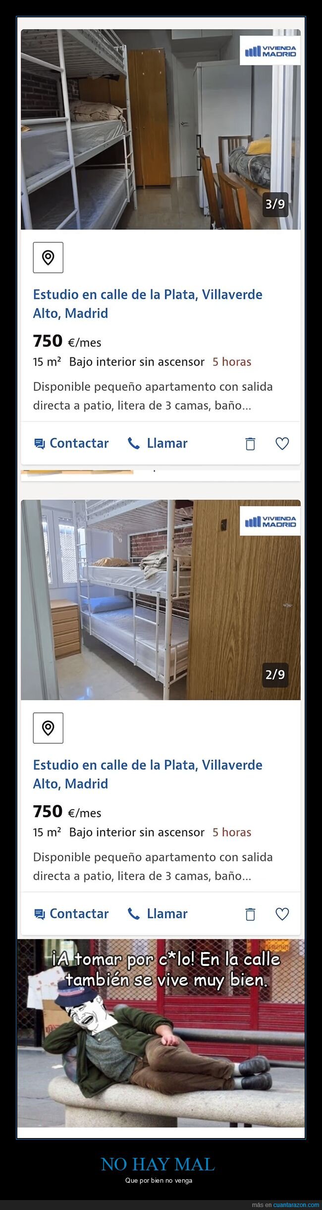 madrid,vivienda,literas