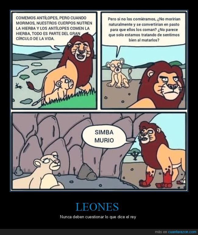 antílopes,comer,el rey león,morir