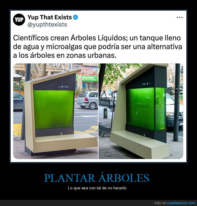 aguas,árboles líquidos,microalgas