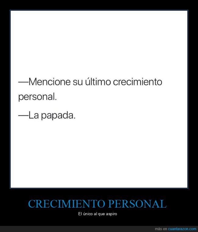 crecimiento personal,papada