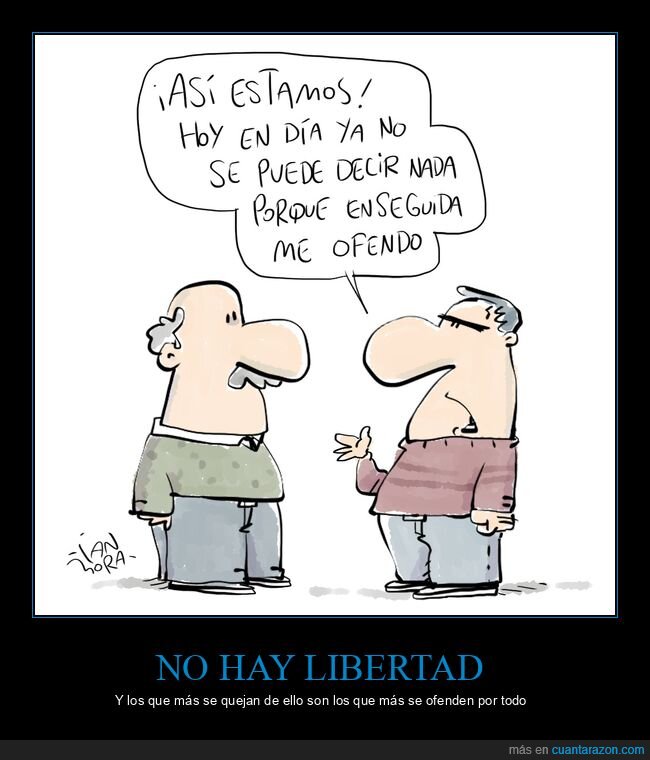 libertad,ofenderse