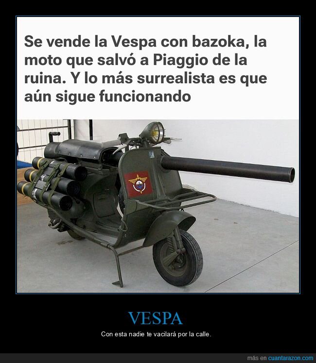 bazooka,motos,vespa