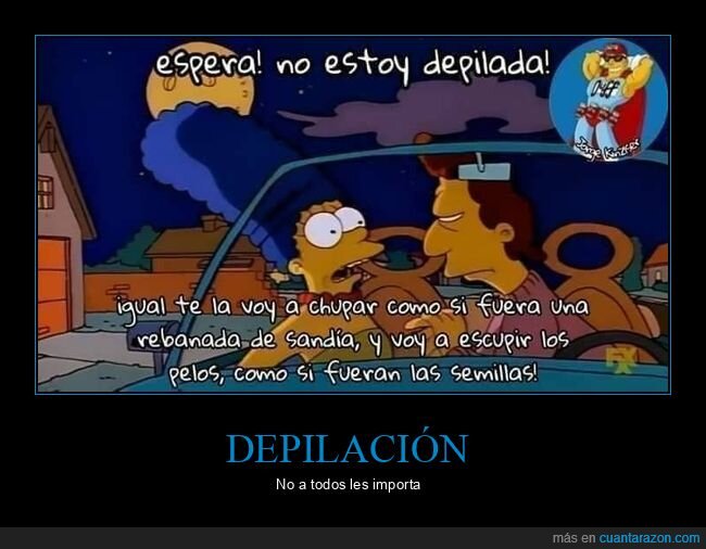 depilación,chupar,escupir,pelos