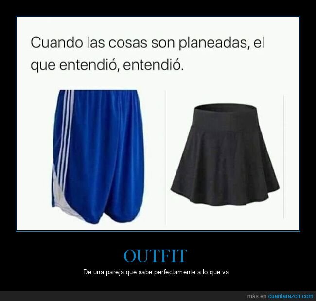 pantalones,falda,pareja